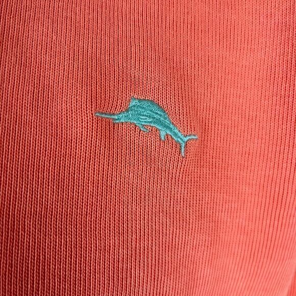 XL Tommy Bahama Relax Mock L/S Pullover with Front Zip Closure - Picture 11 of 12